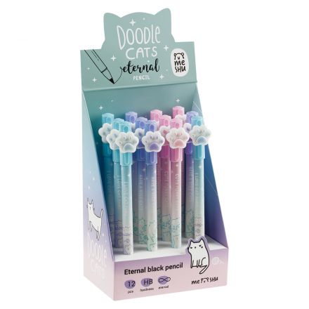 Карандаш ч/г с металлическим наконечником MESHU "Sweet infinity", HB, ассорти, топпер, шоу-бокс Карандаш ч/г с металлическим наконечником MESHU "Sweet infinity", HB, ассорти, топпер, шоу-бокс