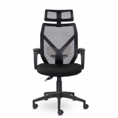 Кресло М-711 Астон/Aston black PL LF 604-01/LF 604-01/LF 2029-01 (черный)