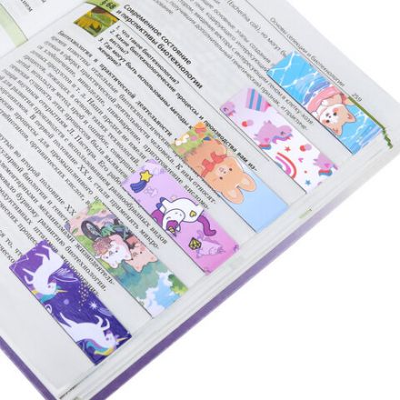 Закладки для книг МАГНИТНЫЕ, "GIRLS", комплект 12 штук, 60x20 мм, FUNSTER (ФАНСТЕР), 116654