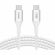 Кабель Belkin (CAB015bt1MWH)BoostCh.240W PD USB-C/USB-C Braided 1м бел