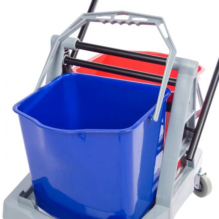 Тележка уборочная с отжимным прессом 71x42x93см 2х17л AF08076 Тележка уборочная с отжимным прессом 71x42x93см 2х17л AF08076