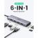 Разветвитель USB Ugreen CM511 (60383) USB-C. серый космос