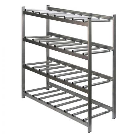 Стеллаж для воды Бомис-16 на 16 тар металлик 1250x440x1155 мм