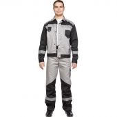 Костюм рабочий летний мужской л21-КБР серый/черн. (р.56-58) 170-176 Костюм рабочий летний мужской л21-КБР серый/черн. (р.56-58) 170-176