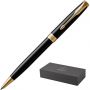 Ручка шариковая автоматическая PARKER SONNET BLACK GT черный 1,0мм 1931497 Ручка шариковая автоматическая PARKER SONNET BLACK GT черный 1,0мм 1931497