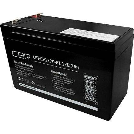 Батарея для ИБП CBR 12В/7Ач, клеммы F1(CBT-GP1270-F1)