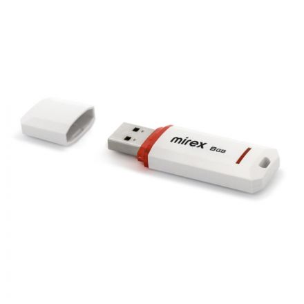 Флеш-память Mirex USB KNIGHT WHITE 8Gb (13600-FMUKWH08 )