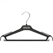 Вешалка-плечики VP_ для легк.одежды Attache,СД01, пласт, чер, р.42-44