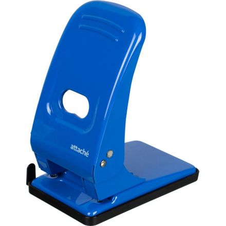 Дырокол Attache Economy до 60 листов, с линейкой, металл, синий Дырокол Attache Economy до 60 листов, с линейкой, металл, синий