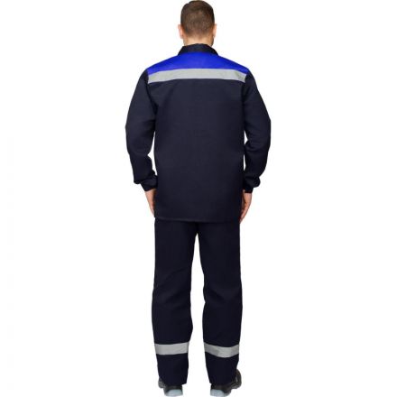 Костюм рабочий летний муж. л16-КБР с СОП син/вас (р.52-54) 170-176 Костюм рабочий летний муж. л16-КБР с СОП син/вас (р.52-54) 170-176