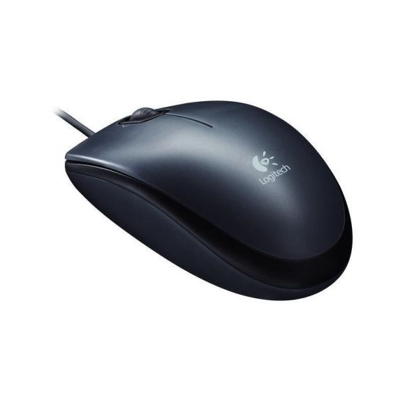 Мышь компьютерная Logitech M100 черная