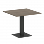 Home Office Стол квадратный VR.SP-5-90.2 Вяз/Антрацит металл 900*900*750