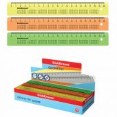 Линейка пластиковая 20 см, ERICH KRAUSE "NEON", с таблицей умножения, ассорти, 57851 Линейка пластиковая 20 см, ERICH KRAUSE "NEON", с таблицей умножения, ассорти, 57851