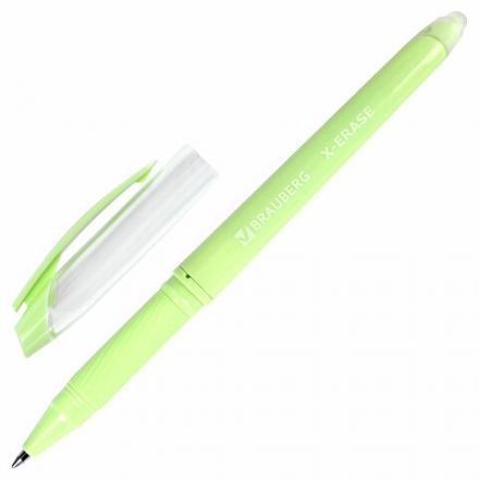 Ручка стираемая гелевая с грипом BRAUBERG X-ERASE PASTEL, СИНЯЯ, узел 0,7 мм, линия 0,35 мм, 143953 Ручка стираемая гелевая с грипом BRAUBERG X-ERASE PASTEL, СИНЯЯ, узел 0,7 мм, линия 0,35 мм, 143953