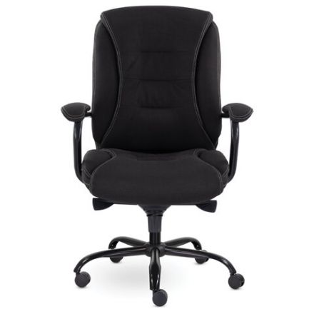 Кресло офисное "Ровер" CH-708, усиленное, НАГРУЗКА до 150 кг, ткань, черное Кресло офисное "Ровер" CH-708, усиленное, НАГРУЗКА до 150 кг, ткань, черное