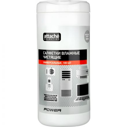 Салфетки Promega office Power в тубе универсальные (100 штук)