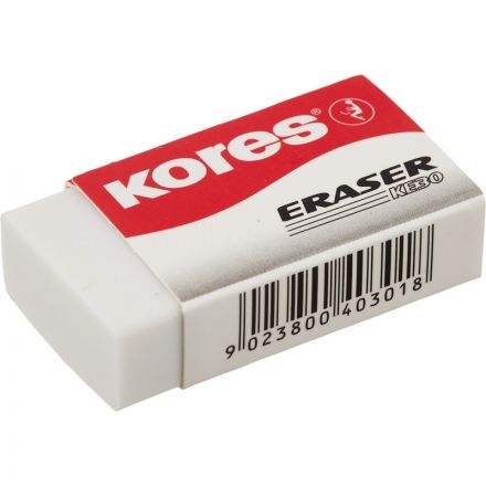 Ластик Kores KE-30 виниловый 40x21x10 мм (3 штуки в упаковке)