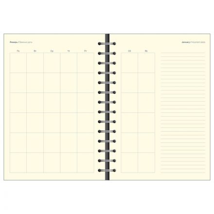 Ежедневник недатированный Fluid Attache Selection бирюз 140х200 мм,192с