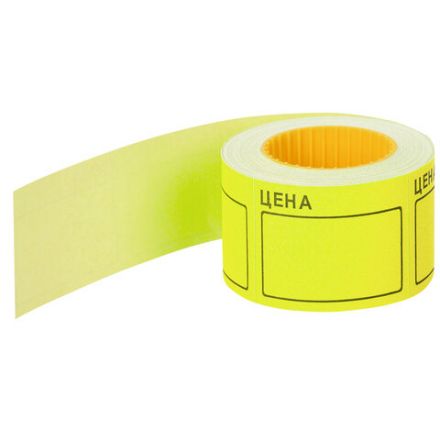 Ценник большой "Цена" 50х40 мм желтый, самоклеящийся, КОМПЛЕКТ 5 рулонов по 200 шт., BRAUBERG, 112358 Ценник большой "Цена" 50х40 мм желтый, самоклеящийся, КОМПЛЕКТ 5 рулонов по 200 шт., BRAUBERG, 112358