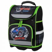 Ранец ЮНЛАНДИЯ WISE, 1 отделение, 3 кармана, устойчивое дно, "Crusher", 37x29х15 см, 271399 Ранец ЮНЛАНДИЯ WISE, 1 отделение, 3 кармана, устойчивое дно, "Crusher", 37x29х15 см, 271399