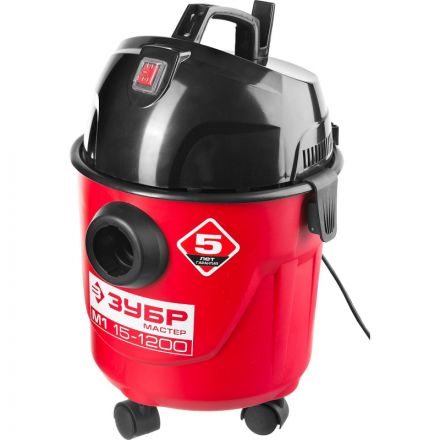 Пылесос строительный ЗУБР 1200 Вт, 15л (ПУ-15-1200 М1) Пылесос строительный ЗУБР 1200 Вт, 15л (ПУ-15-1200 М1)
