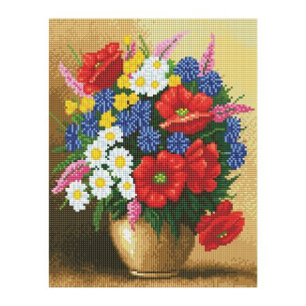 Алмазная мозаика ТРИ СОВЫ "Букет с маками", 30*40см, холст, картонная коробка с пластиковой ручкой Алмазная мозаика ТРИ СОВЫ "Букет с маками", 30*40см, холст, картонная коробка с пластиковой ручкой