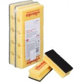 Губки для мытья посуды Vileda Professional Максимальная жесткость 150x70x45 мм 10 штук в упаковке желтые/черный абразив (арт. производителя 102565)