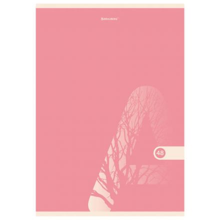 Тетрадь А4, 48 л., BRAUBERG, скоба, клетка, обложка картон, "PASTEL", 404041 Тетрадь А4, 48 л., BRAUBERG, скоба, клетка, обложка картон, "PASTEL", 404041