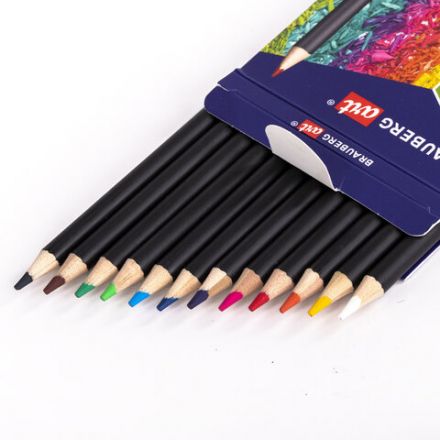 Карандаши художественные цветные BRAUBERG ART CLASSIC, 12 цветов, МЯГКИЙ грифель 3,3 мм, 181536 Карандаши художественные цветные BRAUBERG ART CLASSIC, 12 цветов, МЯГКИЙ грифель 3,3 мм, 181536