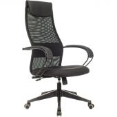 Кресло VB_EChair-655 LT TTW сетка/ткань черный, пластик Кресло VB_EChair-655 LT TTW сетка/ткань черный, пластик