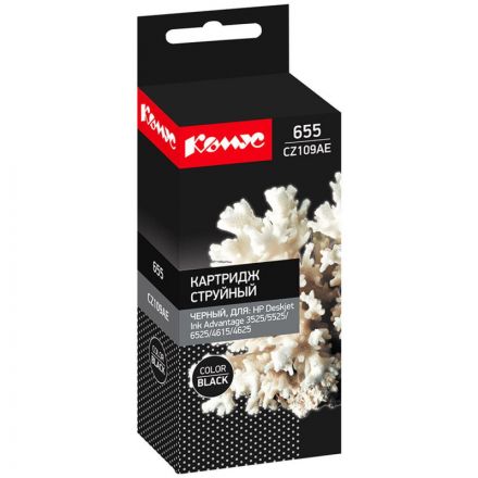 Картридж струйный Комус 655 CZ109AE чер. для HP Advantag3525/5525 Картридж струйный Комус 655 CZ109AE чер. для HP Advantag3525/5525