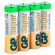 Батарейки КОМПЛЕКТ 4 шт., GP Super, AA (LR06, 15А), алкалиновые, пальчиковые, в пленке, 15ARS-2SB4