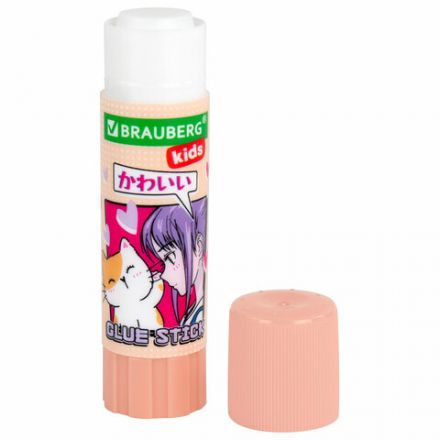 Клей-карандаш "Anime" 15 г, BRAUBERG KIDS, ассорти, 272472 Клей-карандаш "Anime" 15 г, BRAUBERG KIDS, ассорти, 272472