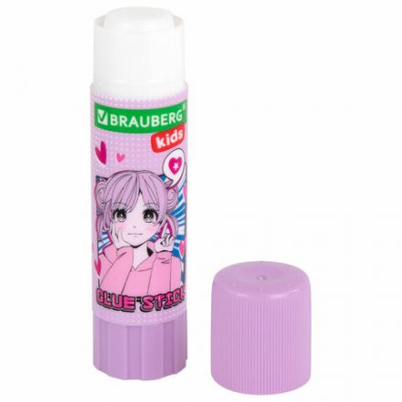 Клей-карандаш "Anime" 15 г, BRAUBERG KIDS, ассорти, 272472 Клей-карандаш "Anime" 15 г, BRAUBERG KIDS, ассорти, 272472