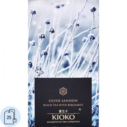 Чай KIOKO SILVER SANSHIN черный с ароматом бергамота, 25шт/уп Чай KIOKO SILVER SANSHIN черный с ароматом бергамота, 25шт/уп