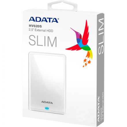 Портативный HDD Adata HV620S, 1TB, 2,5, USB 3.1, Slim, AHV620S-1TU31-CWH