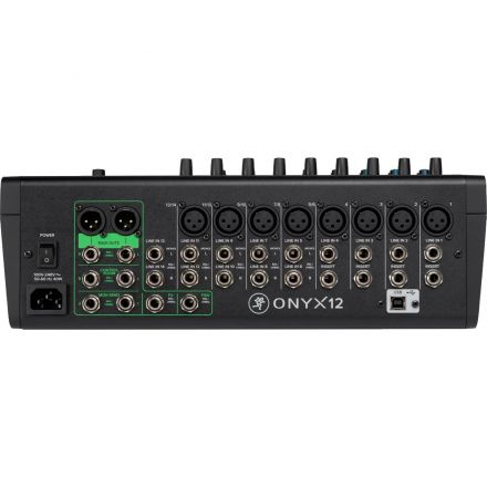 Микшерный пульт Mackie ONYX12, 12-кан. поканальн. запись, проц. эффект, USB