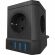 Сетевой фильтр AGNI  5р/3м,3USB 1TYPE-C,черный(TP-VE4U5E-C-3m-black)