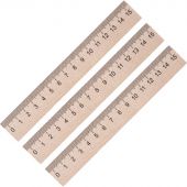 Линейка деревянная 15см 3шт/уп Линейка деревянная 15см 3шт/уп