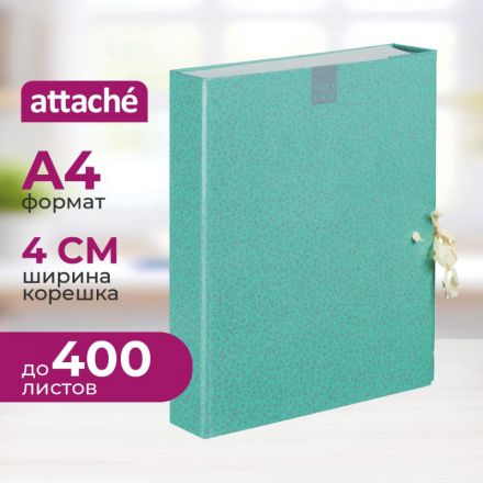 Папка архивная ламинированная Fleur 40мм на 2-х завязках Папка архивная ламинированная Fleur 40мм на 2-х завязках