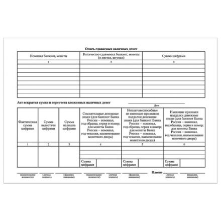 Бланк бухгалтерский, офсет, "Препроводительная ведомость денежной наличности", А5 (135х195 мм), СПАЙКА 100 шт., STAFF, 130130 Бланк бухгалтерский, офсет, "Препроводительная ведомость денежной наличности", А5 (135х195 мм), СПАЙКА 100 шт., STAFF, 130130