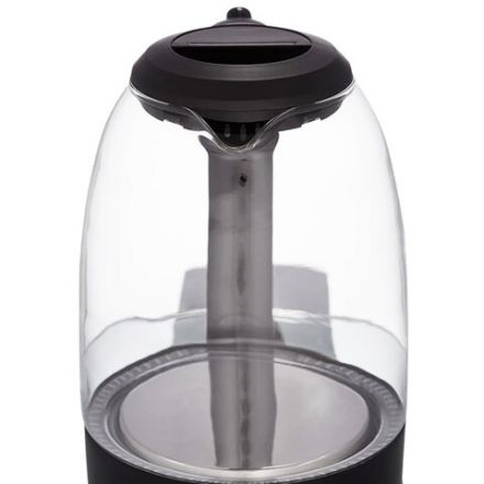 Чайник SCARLETT SC-EK27G11, 1,7 л, 2200 Вт, закрытый нагревательный элемент, стекло, черный Чайник SCARLETT SC-EK27G11, 1,7 л, 2200 Вт, закрытый нагревательный элемент, стекло, черный