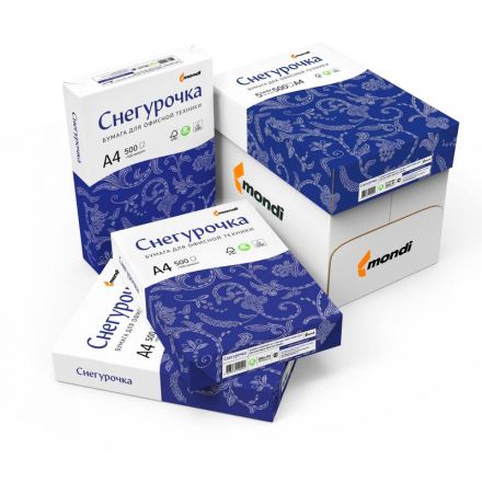 Бумага для офисной техники Снегурочка (А4, 80 г/кв.м, белизна 146% CIE, 500 листов) Бумага для офисной техники Снегурочка (А4, 80 г/кв.м, белизна 146% CIE, 500 листов)