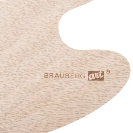 Палитра художественная деревянная овальная 20х30 см, BRAUBERG ART CLASSIC, 192232 Палитра художественная деревянная овальная 20х30 см, BRAUBERG ART CLASSIC, 192232
