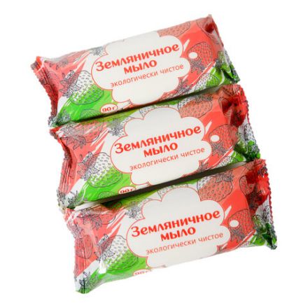 Мыло туалетное 90 г, "Земляничное" АГРОПРОМ-ЮГ, натуральное, 925454 Мыло туалетное 90 г, "Земляничное" АГРОПРОМ-ЮГ, натуральное, 925454