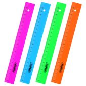 Линейка пластиковая 20 см, ПИФАГОР, неоновая, ассорти, 210788 Линейка пластиковая 20 см, ПИФАГОР, неоновая, ассорти, 210788