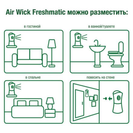 Сменный баллон 250 мл, AIRWICK LifeScents "Райский десерт", для автоматических освежителей, универсальный Сменный баллон 250 мл, AIRWICK LifeScents "Райский десерт", для автоматических освежителей, универсальный