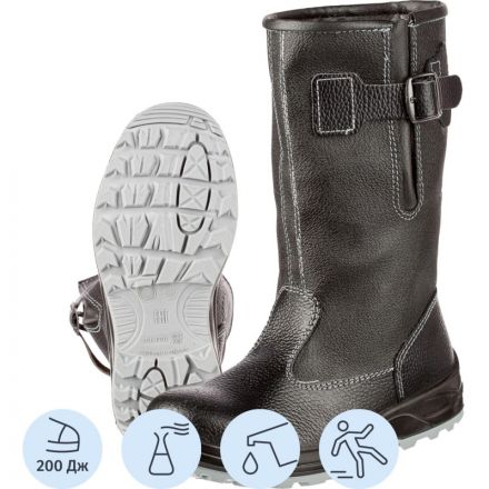Сапоги ПрофиNEW ПУ/ТПУ с МП, искус. мех (р.46) (мод.70К МПИ)