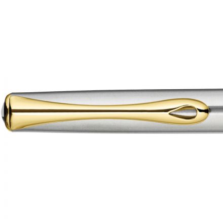 Роллер DIPLOMAT Traveller stainless steel gold синий D20000651 Роллер DIPLOMAT Traveller stainless steel gold синий D20000651