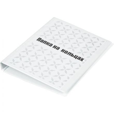 Папка на 2-х кольцах Attache Панорама 40 мм белая до 150 листов